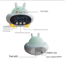 Alarma Reloj Despertador Conejito 1024