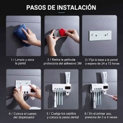 Dispensador de Pasta y Cepillos UV 1405