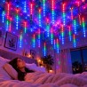Luces Led Lluvia de Meteoro multicolor 80cm 8 Tubos 4041-2