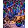 Luces Led Lluvia de Meteoro multicolor 80cm 8 Tubos 4041-2