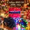 Luces Navideñas 200Luces 14mt Multicolor 4042-3