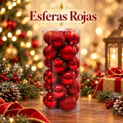 Esferas Navideñas 8cm 24PCS 3046