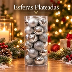 Esferas Navideñas 8cm 24PCS 3046
