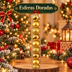 Esferas Navideñas 10cm 9 PCS 3052