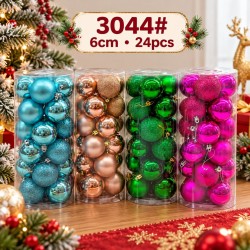 Esferas Navidelas 6cm 24 PCS 3044