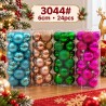 Esferas Navidelas 6cm 24 PCS 3044