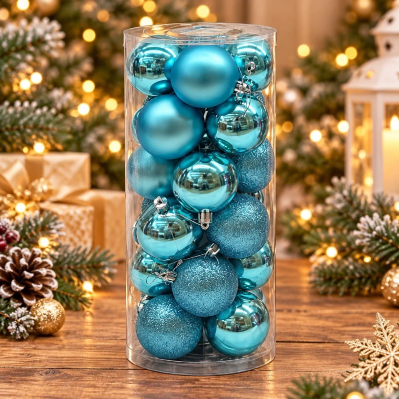Esferas Navidelas 6cm 24 PCS 3044