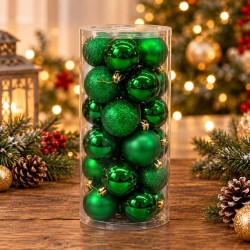 Esferas Navidelas 6cm 24 PCS 3044