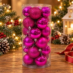 Esferas Navidelas 6cm 24 PCS 3044