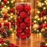 Esferas Navideñas 24pcs 6cm 3387