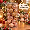 Esferas Navideñas 24pcs 6cm 3387