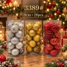 Esferas Navideñas 8cm 20PCS 3389
