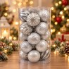 Esferas Navideñas 8cm 20PCS 3389