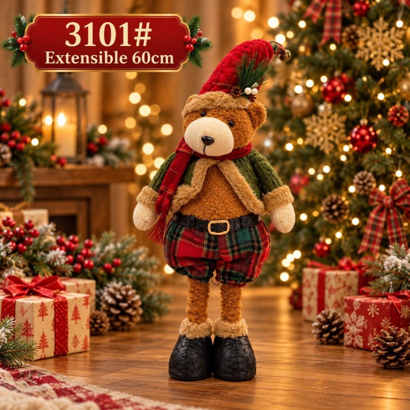 Muñecos Navideños Extensibles 60cm 3101