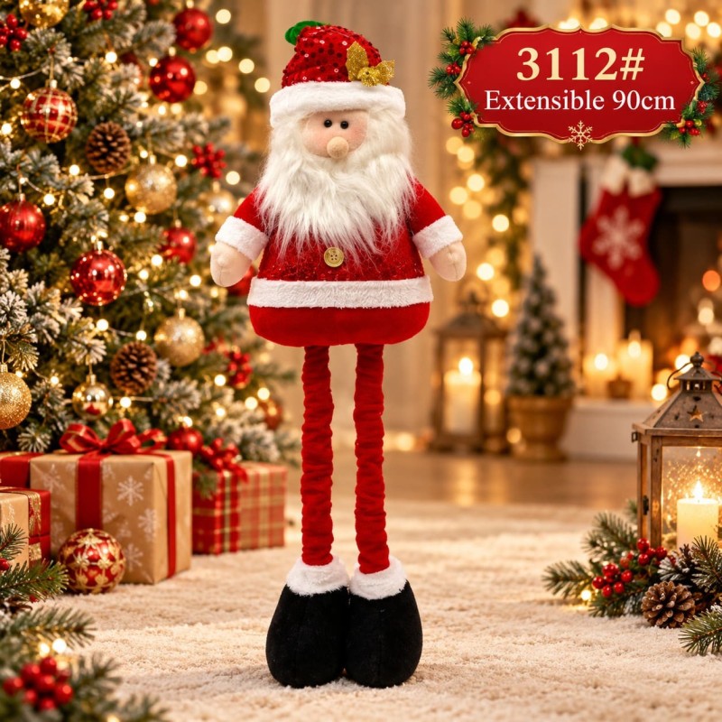 Muñecos Navideños Extensibles 90cm 3112