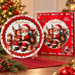 Plato de Cerámica Navideño 25cm 3453