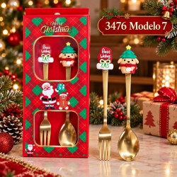 Cubiertos Navideños 2pcs 3476
