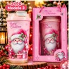Termo Navideño Rosado Acero Inoxidable 600ml 3490