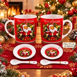 Juego de Cerámica Navideño 6PCS 3472