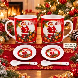 Juego de Cerámica Navideño 6PCS 3472
