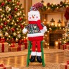 Muñeco Navideño con Escalera 62cm 3433
