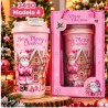 Termo Navideño Rosado Acero Inoxidable 600ml 3490