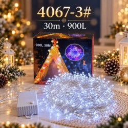 Luces Navideñas Led Bancas 900Luces 30mt 4067-3