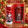 Termo Navideño Rojo 600ml de Acero Inoxidable 3489