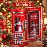 Termo Navideño Rojo 900ml Acero Inoxidable 3487
