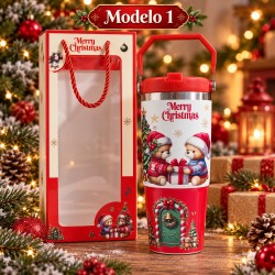 Termo Navideño Acero Inixidable 900L 3478