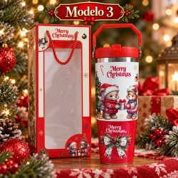 Termo Navideño Acero Inixidable 900L 3478