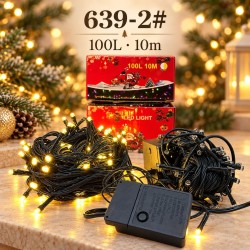 Luces Navideñas led 100Luces 10m Amarillas 639-2