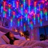 Luces Led Lluvia de Meteoro multicolor 50cm 8 Tubos 1834-2