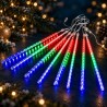 Luces Led Lluvia de Meteoro multicolor 50cm 8 Tubos 1834-2