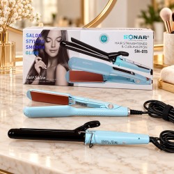 Set de Plancha y Rizador de Cabello Sonar 5648