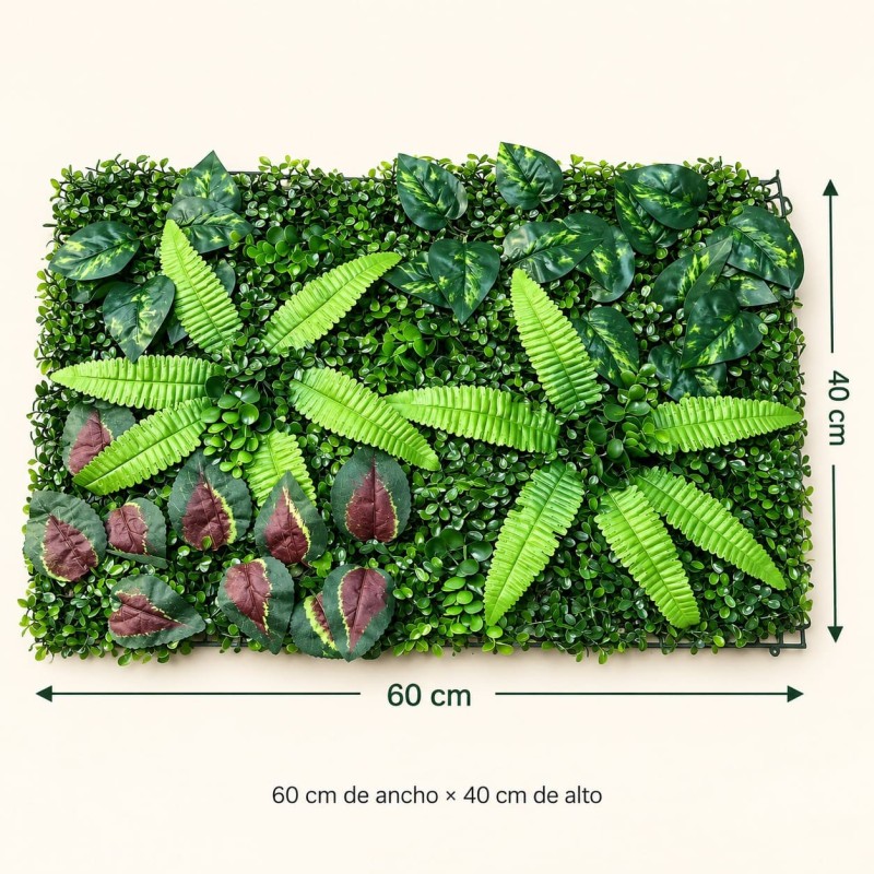 Césped Decorativo de Pared 60X40CM 4528