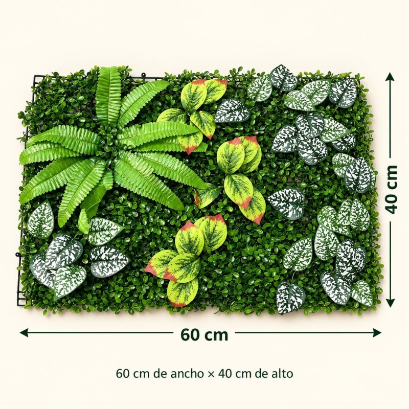 Césped Sintético Decorativo 60x40cm 3034