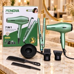 Set de Secadora y Plancha Aguacate Nova 7pcs 5684
