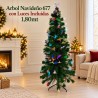 Árbol Navideño con Luces Incluidas 1,80mt 677