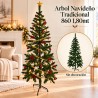 Árbol Navideño Tradicional 1,80mt 860