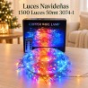Luces Navideñas 1500 Luces 50mt Multicolor 3074-1