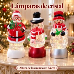 Lámparas Navideñas de Cristal 23cm 4088