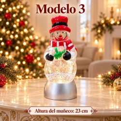 Lámparas Navideñas de Cristal 23cm 4088