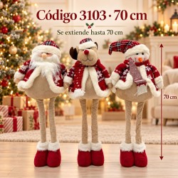 Muñecos Navideños Extensibles 70cm 3103