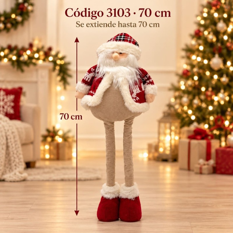Muñecos Navideños Extensibles 70cm 3103