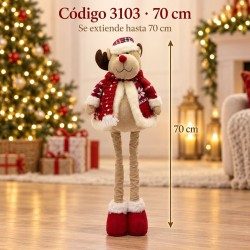 Muñecos Navideños Extensibles 70cm 3103
