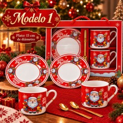 Juego de Cerámica Navideña 6pcs 3459