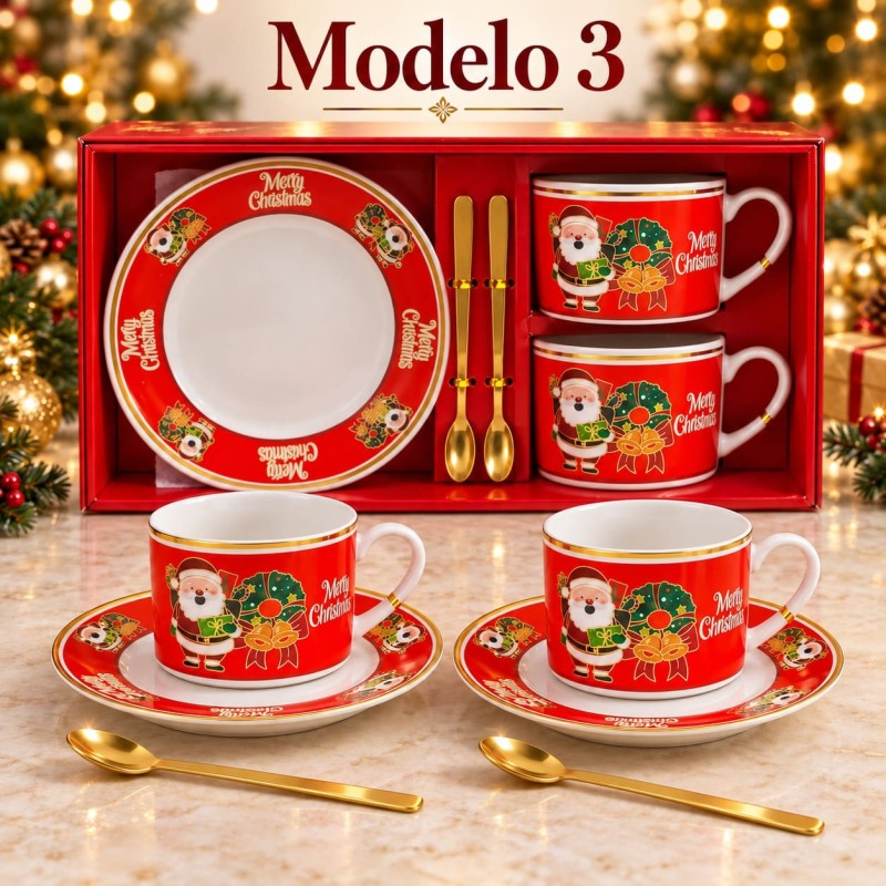 Juego de Cerámica Navideña 6pcs 3460