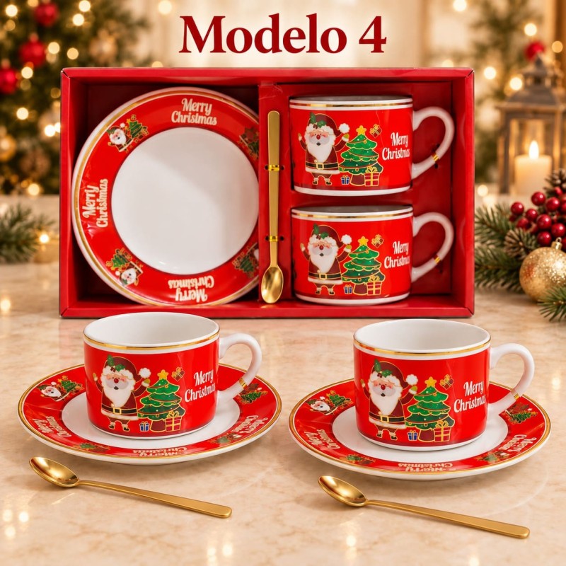 Juego de Cerámica Navideña 6pcs 3460