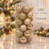 Esferas Navideñas 6cm 24 pcs 3385